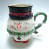 Cute Ceramic Snowman Mug thumbnail-1