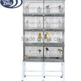 SMALL PARROT BIRD FINCH CANARY AVIARY CAGE WIRE BREEDING W/STAND & WHEEL thumbnail-2