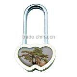Heart Shape Zinc Alloy Padlock