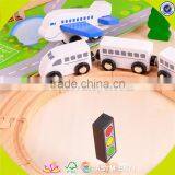 Wholesale Wooden Toy Railway Cheap Kids Toy Railway Top Fashion Toy Railway W04C019 thumbnail-6