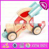 New Design 37PCS DIY Wooden Puzzle 4D Toy,High Quality Intelligent Wooden Diy Car Plane Toy W03B044 thumbnail-2