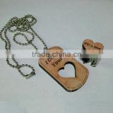Customised Wooden Tags and Rings