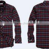 Men's 100% Cotton Twill Plaids Flannel Fashion Shirt With Long Sleeves thumbnail-5