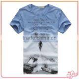 Latest Design Promotion Fabric Cotton Wholesale Men T Shirt Custom Printing thumbnail-1
