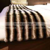 CX-D-128B New Arrival Rex Rabbit Fur Carpet/Fur Blanket thumbnail-5