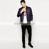 Boys Fancy Jacket Dark Blue With Metal Button Outdoor Casual Wear thumbnail-4