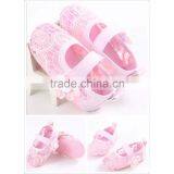 Wholesale Price Hot Sale Cute Lace Wedding Princess Baby Shoes for 1years Old thumbnail-3