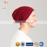 Red Fashion 100% Cashmere Beanie Hat for Men thumbnail-2