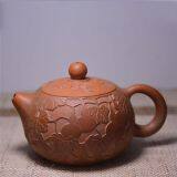 200ML Ceramic Tea Pot Half Gourd Tea Pot Handmade Tea Ware thumbnail-3
