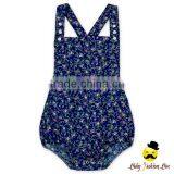 HYB178 Yihong Fancy Black Fabric Printed Flowers Baby Soft Cotton Romper Crepe Punjabi Suits thumbnail-3