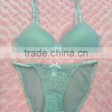 OEM Service Breathable Lace Underwear Woman Bra Panty Set thumbnail-1