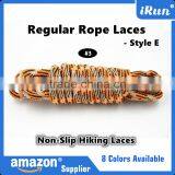 Top Quality To Sale Non-Slip Hiking Rope Laces - Runner Hiker Sneaker Yeezy Rope Shoelaces - Retail Packaging - Purple/Blue/Pink thumbnail-3