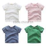 Made in China 2017 Blank Plain 100 Cotton Boys t Shirt thumbnail-1