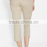 Chino Capri in Khaki #88242 thumbnail-2