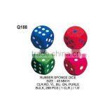 (Q188) RUBBER SPONGE DICE thumbnail-1