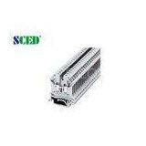Terminal Width 6.2mm Compact Din Rail Terminal Blocks AWG 30 - 10 600V 30A