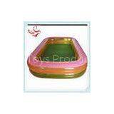 2 Ring Large Inflatable Family Swimming Pools Square Clear Pvc For Outdoor thumbnail-1