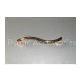 Furniture Accessory Cabinet Drawer Plastic Pull Handles Golden Color thumbnail-1