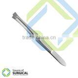 Hot Sales Eyebrows Tweezer Cosmetic Use Makeup Tools Gold Plated Stainless Steel Eyebrow Tweezers B-EBT-57