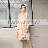 Fashion Pregnant Women Sex Images Lace Ruffle Maternity Photography Dress thumbnail-5