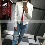 Wholesale Fashion Clothes Cheap Floral Real Leather Jacket Girl thumbnail-4