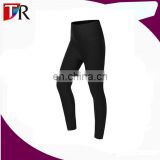 Women's Fashion 92% Polyester 8% Spandex Black Sport Leggings In Fitness