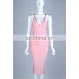 Tops Sale Fashion High Quality Backless Dresses for Office Women Party Dress/ Wedding Skirt thumbnail-1