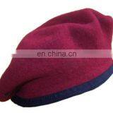 pure wool beret hat