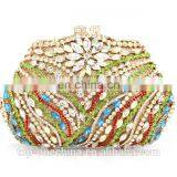 2015 Colorful Luxury Clutch Purse Crystal Stone Evening Bag thumbnail-2
