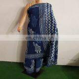 Indian Design Wholesale Hand Block Printed Saree thumbnail-3