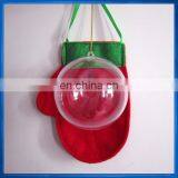 8cm Clear Candy Box Christmas Hanging Bauble Xmas Tree Decoration Ball thumbnail-1