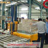 CE High Quality Industrial in Line Stretch Film Turntable Pallet Wrapper Machine Factory thumbnail-3