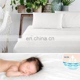 Korean Customized White Twin Size Bedding Blankets 100% Bamboo Bed Sheets Complet For Adults thumbnail-2