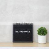 10x10 Sorting Case Precut Letters Custom Black Oak Frame Changeable Felt Letter Boards With Emoji Letters thumbnail-5