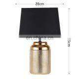 New Fancy Hotel Bedroom Decoration Gold Base Lamp Luxury Modern Ceramic Table Lamp thumbnail-5