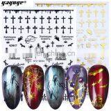 Halloween 3D Nail Art Sticker Self-adhesive Nail Decal Stickers for UV Poy Gel Polish in Stock thumbnail-5