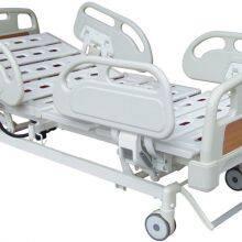 Patient Adjustable Control Healthcare High Quality 5-Function Electric Medical Blue Emergency Used Trolley Transfer Hospital Bed