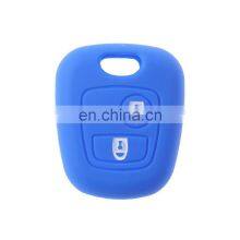 1Pc Silicone Key Case Cover For Peugeot 206 307 207 408 Black Blue Key Case Protector Protection Car Accessories thumbnail-4