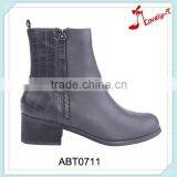 Extra Heelpiece Protection Military City Boots Cheap Comfort Lady Low Heel Ankle Boots thumbnail-1
