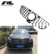 GT STYLE Diamond Black Grille Grill For Mercedes GLE Class W166 W292 Coupe 4Matic 2015-2018 thumbnail-1