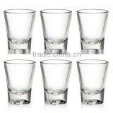 Handmade Mouth Blown Clear Short Hot Shot Glass Quality Choice thumbnail-1