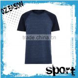 New fashion blank Chiese cheap two tone cotton t-shirt