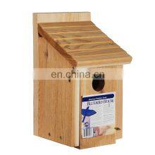 Wholesale China Simple Style DIY Wooden Bird House Wood Craft Decoration thumbnail-1