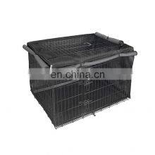 Wholesale Custom Small Collapsible Safe and Secure Dog Cage Stainless Steel Pet Cage Covered thumbnail-4