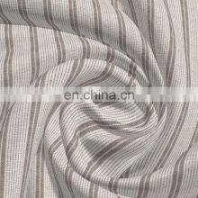 Best Selling Super Comfortable Linen Rayon Fabric Yarn Dyed Stripes For Garments thumbnail-4