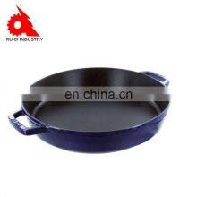 China Custom Cast Iron Frying Pans Casserole thumbnail-3