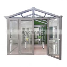 Customized Sunrooms Triangle design aluminum glass house