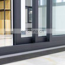 YY Aluminum Australia Standard Modern Black Sliding Door With Three Tracks thumbnail-5
