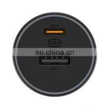 Xiaomi Car Charger Fast Charging Version 1A1C 100W USB-C 100W MAX Fast Charging/USB-A, USB-C Dual-port Output thumbnail-3