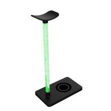 Four Usb 2.0 RGB Headset Holder Micro USB Charging Cable RGB Lights Counter Headphones Display Stand Rgb Bracket